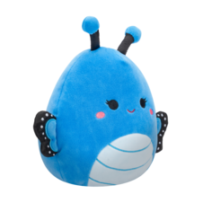 SQUISHMALLOWS Waverly the Blue Butterfly W/Dark Blue Wings