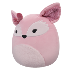 SQUISHMALLOWS Miracle the Pink Fennec Fox W/Bow, 30 cm