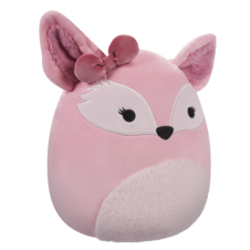 SQUISHMALLOWS Miracle the Pink Fennec Fox W/Bow, 30 cm