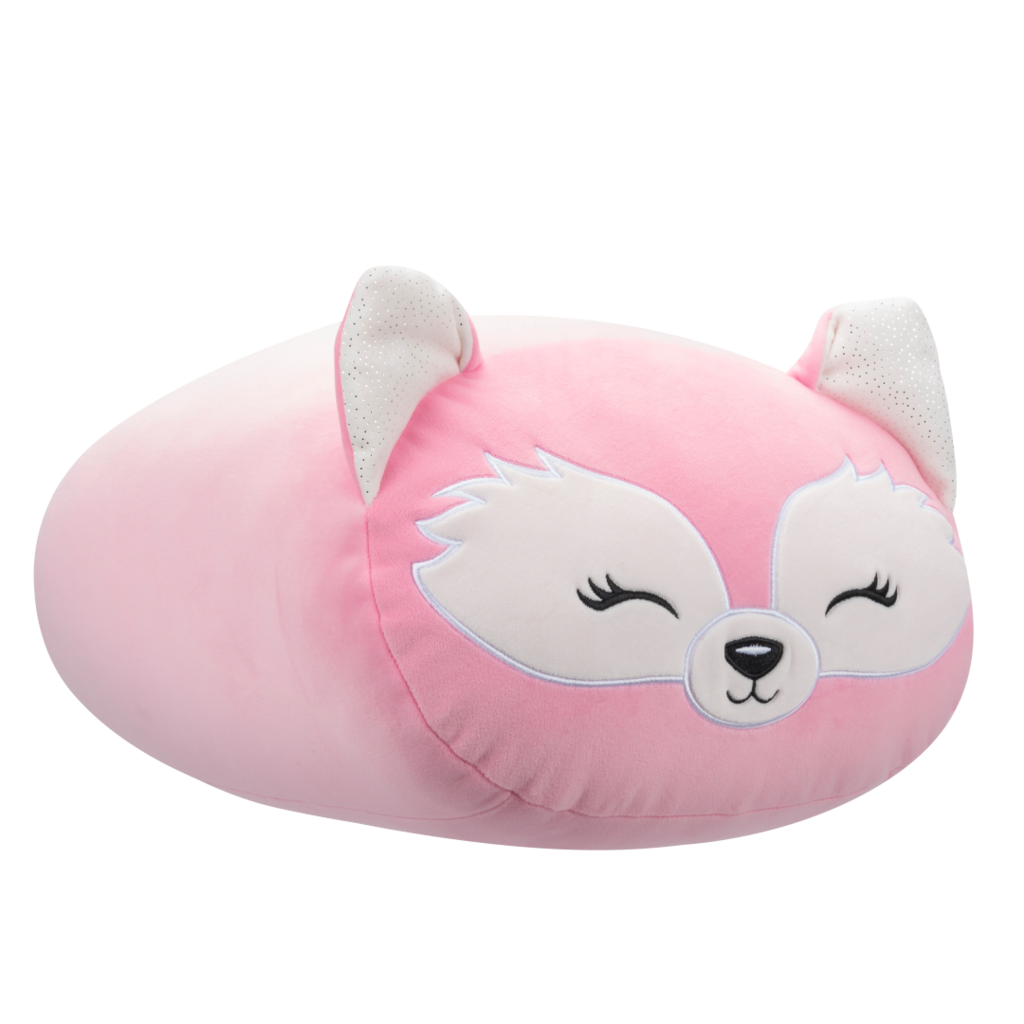 SQUISHMALLOWS Stackables Rhiannon the Pink Fox W Closed Eyes 30 cm