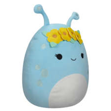 SQUISHMALLOWS Natnat the Pastel Blue Alien W/Flower Crown, 40 cm