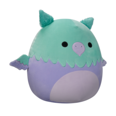 SQUISHMALLOWS Minerva the Aqua and Purple Griffin , 30 cm