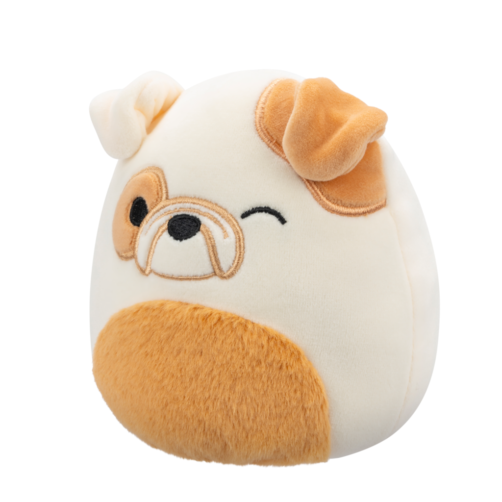 SQUISHMALLOWS Flip A Mallows Geraldine the Scottish Fold Cat Brock the Bulldog