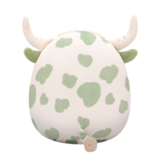 SQUISHMALLOWS Celestino the Sage Green Spotted Highland Cow W/Fuzzy Belly