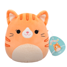SQUISHMALLOWS Gigi the Orange Tabby Cat W/Fuzzy Belly