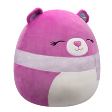 SQUISHMALLOWS Crisanta the Purple Bear W/Scarf, 50 cm