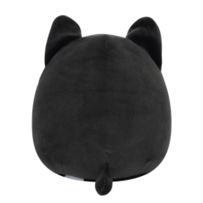 SQUISHMALLOWS Eponine - Black Cat W/Neon Blue Fuzzy Belly and Sparkle Ears