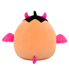SQUISHMALLOWS Margie - Pastel Orange Pumpkin in Pink Devil Costume