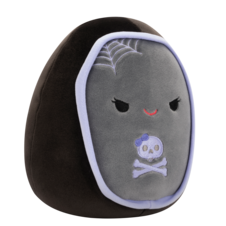 SQUISHMALLOWS Julianne - Grey and Purple Coffin W/Mischievous Eyes
