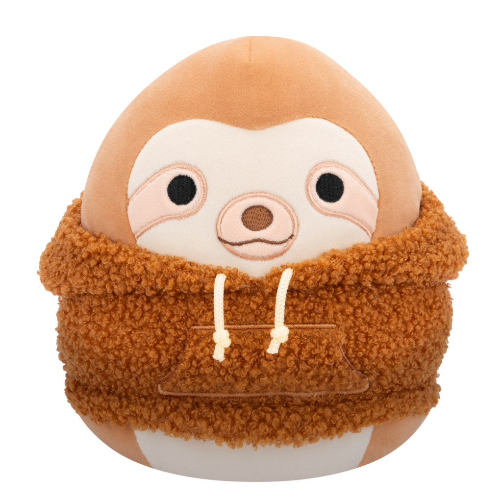 SQUISHMALLOWS Sherman the Sloth W/Woolly Hoodie