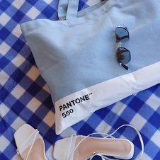 PANTONE Beach bag - Light Blue 550