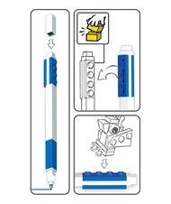 LEGO 2.0 Blue Gel Pen with Minifigure
