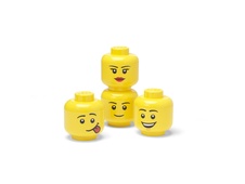 LEGO Storage Head (mini) 4 Pcs set - new