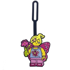 LEGO Butterfly Girl Bag tag