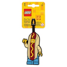 LEGO Iconic Bag Tag - Hot Dog Man