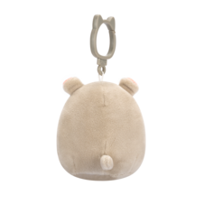 SQUISHMALLOWS Clip-On Harrison the Grey Hippo W/Pink Belly