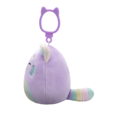SQUISHMALLOWS Clip-On Lexis the Purple Red Panda W/Rainbow Belly