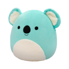 SQUISHMALLOWS Kevin the Teal Koala W/White Fuzzy Belly, 30 cm