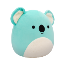 SQUISHMALLOWS Kevin the Teal Koala W/White Fuzzy Belly, 30 cm