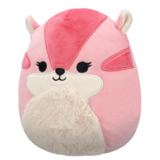 SQUISHMALLOWS Dianalee the Pink Chipmunk w/Fuzzy Belly