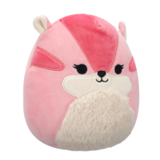 SQUISHMALLOWS Dianalee the Pink Chipmunk w/Fuzzy Belly