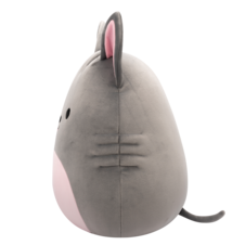 SQUISHMALLOWS Aphrodite the Grey Hairless Dog W/Pink Belly, 30 cm