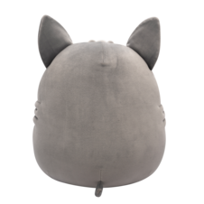 SQUISHMALLOWS Aphrodite the Grey Hairless Dog W/Pink Belly, 30 cm