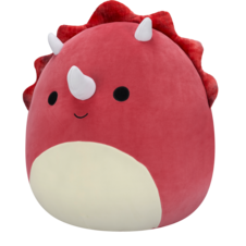 SQUISHMALLOWS Tristan the Red Triceratops, 50 cm