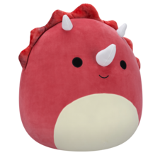 SQUISHMALLOWS Tristan the Red Triceratops, 50 cm