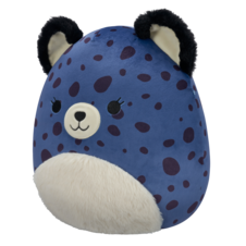SQUISHMALLOWS Spotts the Navy Blue Cheetah W/Fuzzy Belly, 30 cm