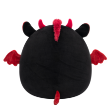 SQUISHMALLOWS Rebecca the Black and Maroon Jersey Devil, 30 cm