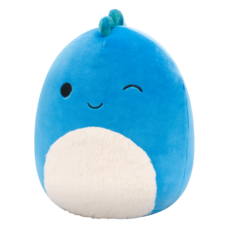 SQUISHMALLOWS Brody the Winking Dark Blue Dino W/Fuzzy Belly, 60 cm
