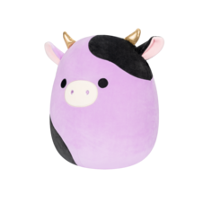SQUISHMALLOWS Alexie the Purple And Black Cow W/Gold Horns, 60 cm