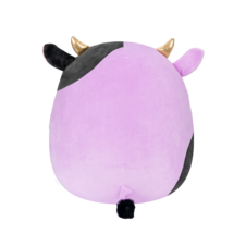 SQUISHMALLOWS Alexie the Purple And Black Cow W/Gold Horns, 60 cm