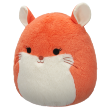 SQUISHMALLOWS Fuzzamallows Erica the Peach Chinchilla, 30 cm
