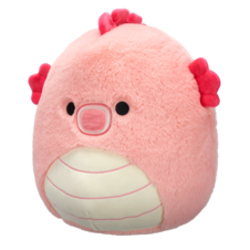 SQUISHMALLOWS Fuzzamallows Starla the Pink Seahorse, 30 cm