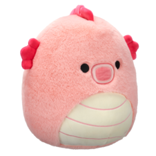 SQUISHMALLOWS Fuzzamallows Starla the Pink Seahorse, 30 cm