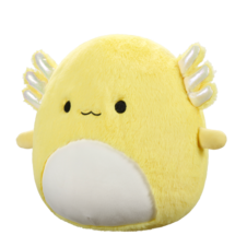 SQUISHMALLOWS Fuzzamallows Treyton the Yellow Axolotl, 30 cm