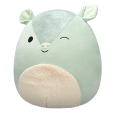 SQUISHMALLOWS Arilla the Winking Green Armadillo W/Fuzzy Belly, 40 cm