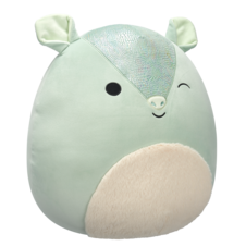 SQUISHMALLOWS Arilla the Winking Green Armadillo W/Fuzzy Belly, 40 cm