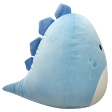 SQUISHMALLOWS John-John the Slate Blue Dino W/White Belly, 40 cm
