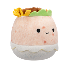 SQUISHMALLOWS Flip-A-Mallows Tex the Taco/Bernardo the Burrito W/Wrapper