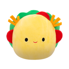 SQUISHMALLOWS Flip-A-Mallows Tex the Taco/Bernardo the Burrito W/Wrapper