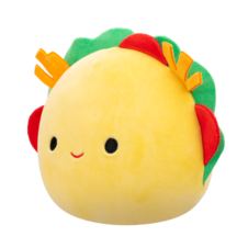 SQUISHMALLOWS Flip-A-Mallows Tex the Taco/Bernardo the Burrito W/Wrapper