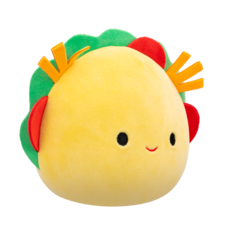 SQUISHMALLOWS Flip-A-Mallows Tex the Taco/Bernardo the Burrito W/Wrapper