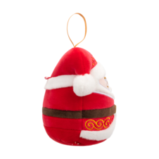 SQUISHMALLOWS Ornament plush Nick the Santa W/Glasses, 10cm