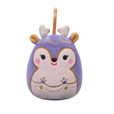 SQUISHMALLOWS Ornament plush Jaida the Reindeer W/Shimmer Antlers, 10cm