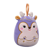SQUISHMALLOWS Ornament plush Jaida the Reindeer W/Shimmer Antlers, 10cm