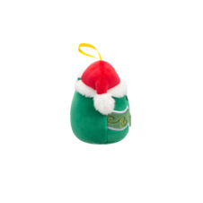 SQUISHMALLOWS Ornament plush Andy the Christmas Tree W/Santa Hat, 10cm