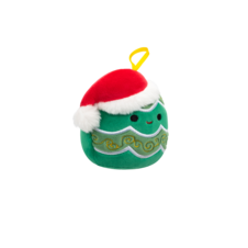 SQUISHMALLOWS Ornament plush Andy the Christmas Tree W/Santa Hat, 10cm